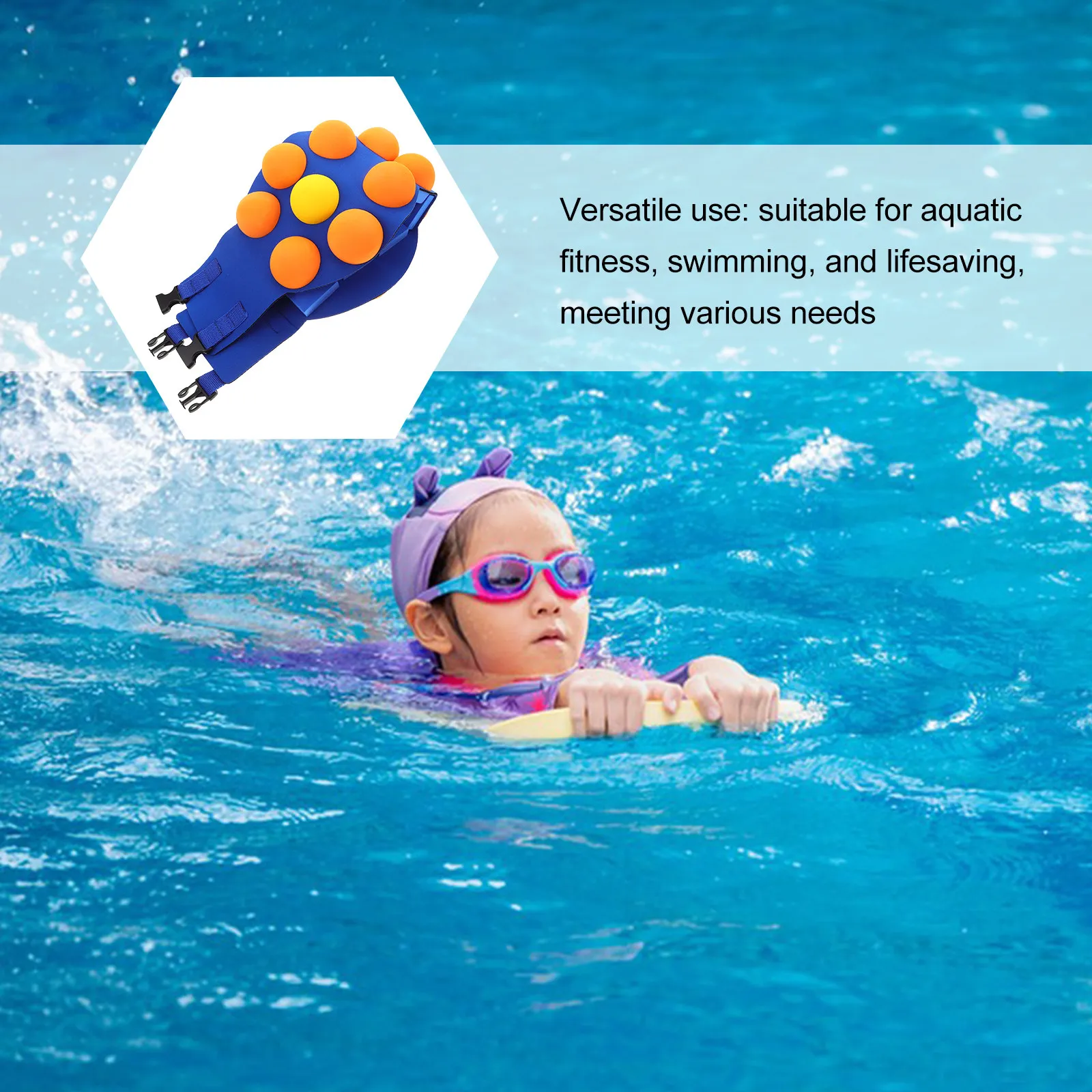 

Swimming Training Belt for Adults Eva Buoyancy Flotation Waist Belt Water Aerobics Aqua Jogging Pool Exercise Equipment Fitness