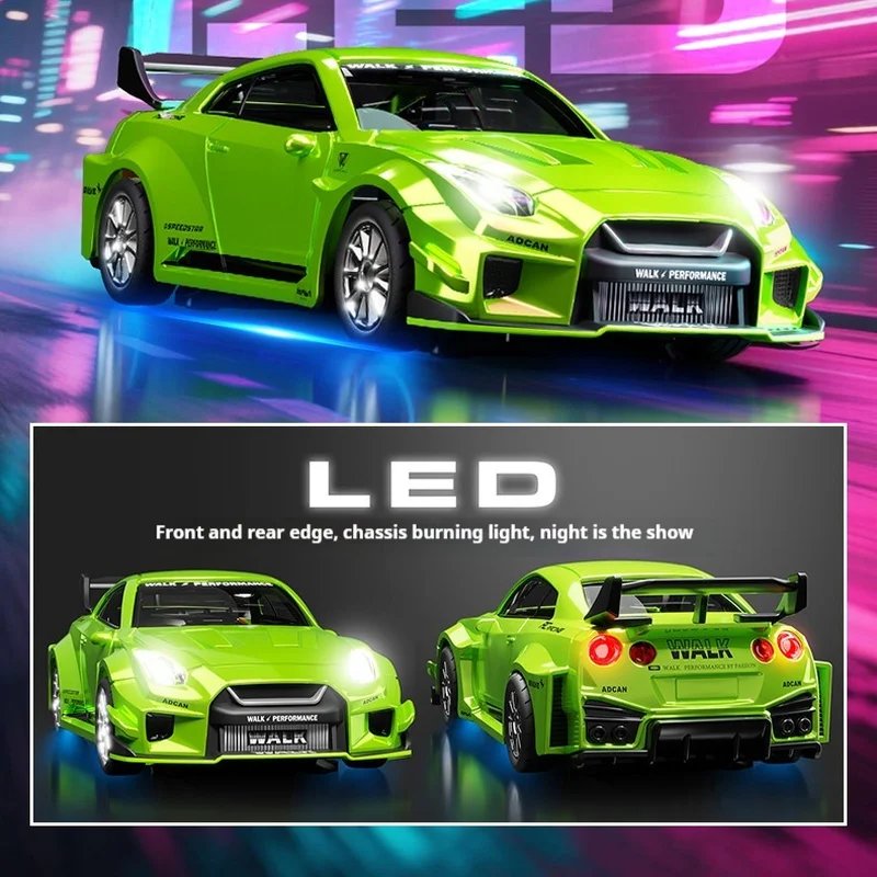 

Радиоуправляемая дрифт-машинка Macro Star RC Car D43, масштаб 1:43, полноприводная, с гироскопом, из сплава, светящаяся, для дрифта и езды по плоскости, модель-игрушка