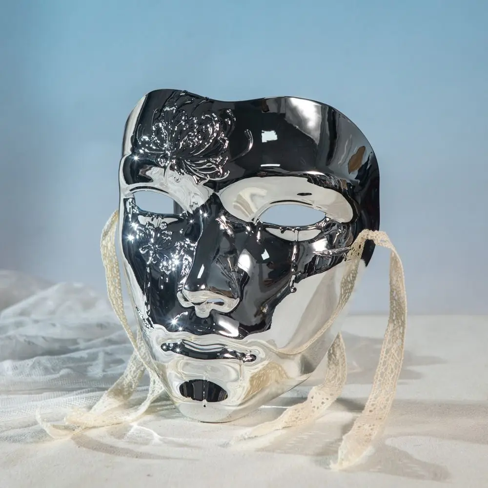 

Masquerade Cyberpunk Mask Male Party Supplies Hanfu Costume Accessories Ancient Style Face Mask Beautiful Anime Cosplay Props