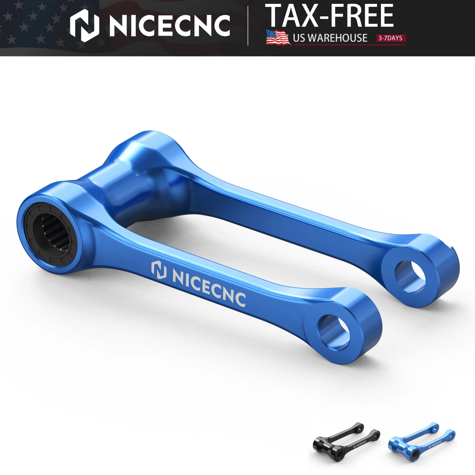 

NICECNC For Yamaha WR250F WR450F 2016-2025 Lowering Link Lower 1.25″ YZ250F 2014-2025 YZ450F 2009-2025 YZ250FX YZ450FX 2020-2025