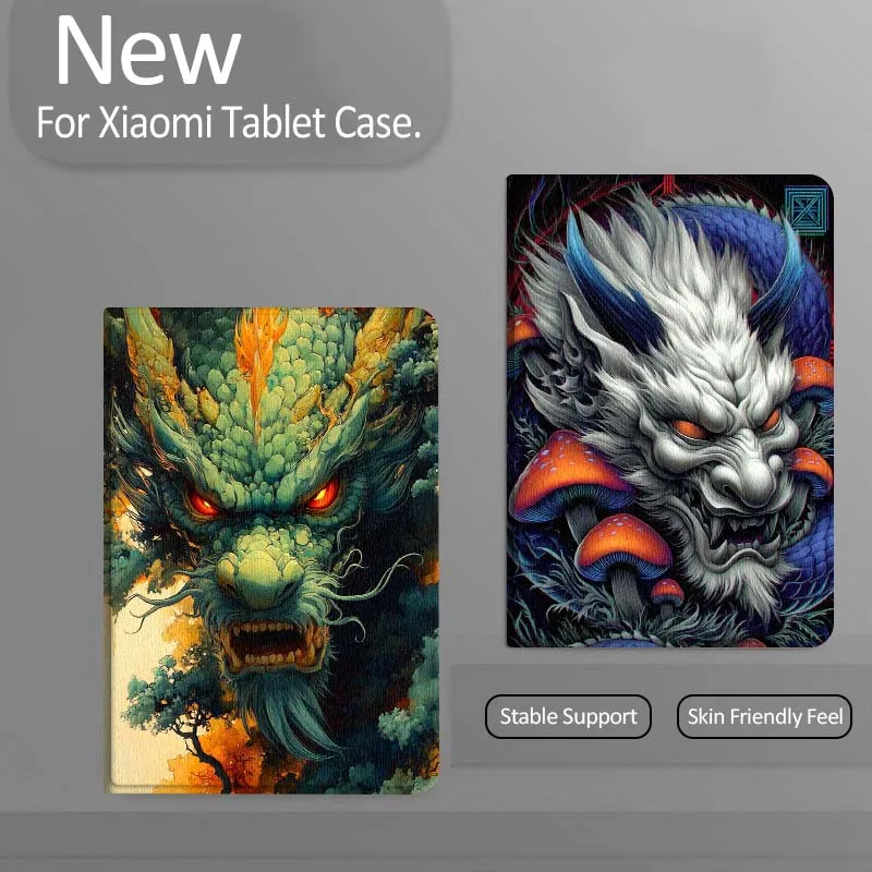 

Чехол для планшета Xiaomi Redmi Mi Pad 4 5 6 7 8 K SE Mini Pro Plus Max 10,1 11,2 дюйма с иллюстрацией дракона