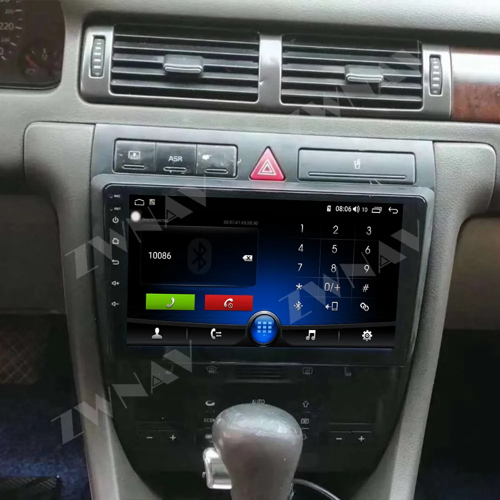 Android 14 GPS Navigation Wireless Carplay 9 inch Touch Screen For Audi A6 1997-2004 4G WIFI Head Unit Auto Stereo Radio