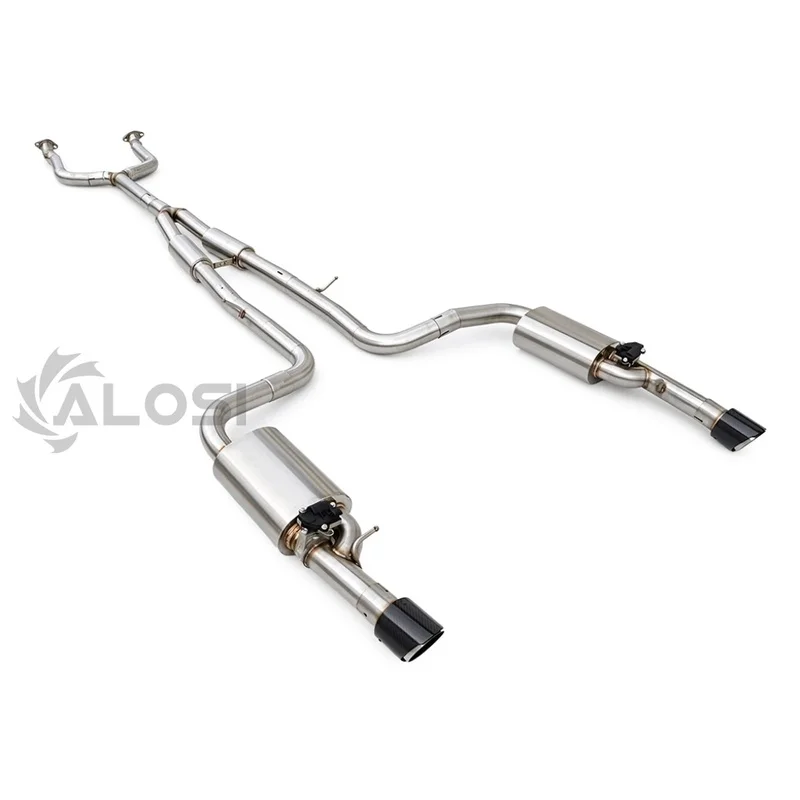 Valvetronic Catback Exhaust System for Lexus LS430 LS460 2000-2017, Stainless Steel Electronic Valve High Performance Exhaust