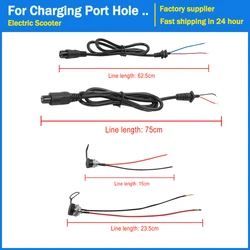 3 Pin Lithium Vehicle Aviation Head Charging Port Power Cord Hole Charger Cable Male Female Plug For Electric Scooters Parts