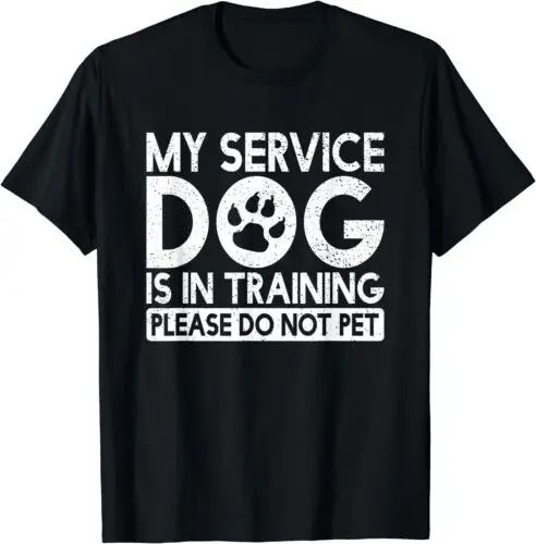 

My Service Dog в тренировочном дизайне, лучший подарок, футболка