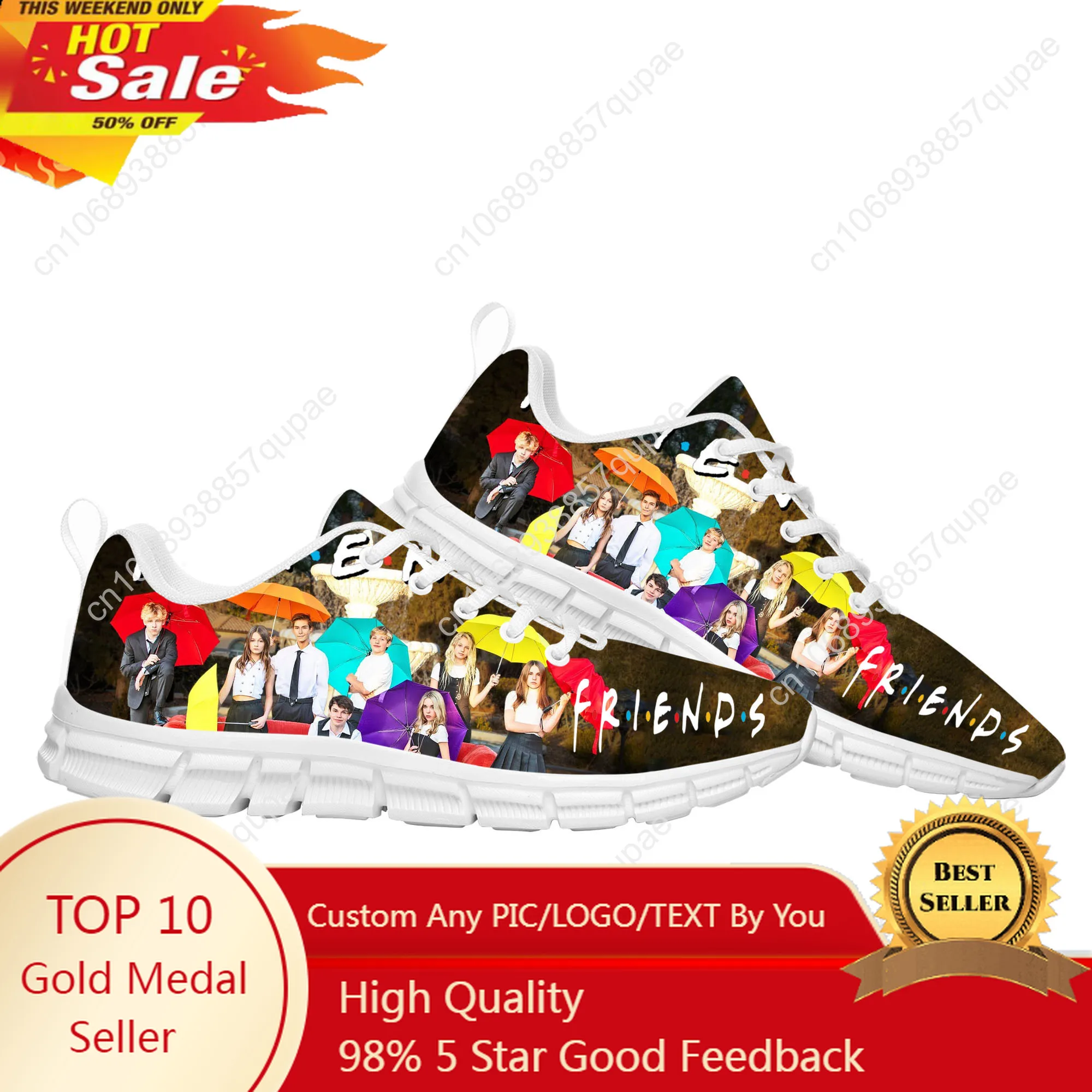 

Friends TV Comedy Sports Shoes Mens Womens Children Sneakers Lightweight Fashion Casual Hiking Sneaker Custom Built Shoes