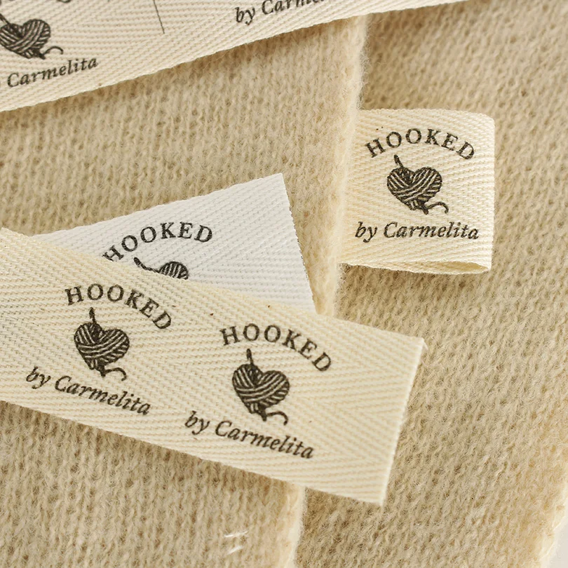 

Custom Twill Folding Labels, Brand Logos for Knit,Hand Made Labels,Sewing Accessories, Xw5586, 25x70mm, Free Shipping