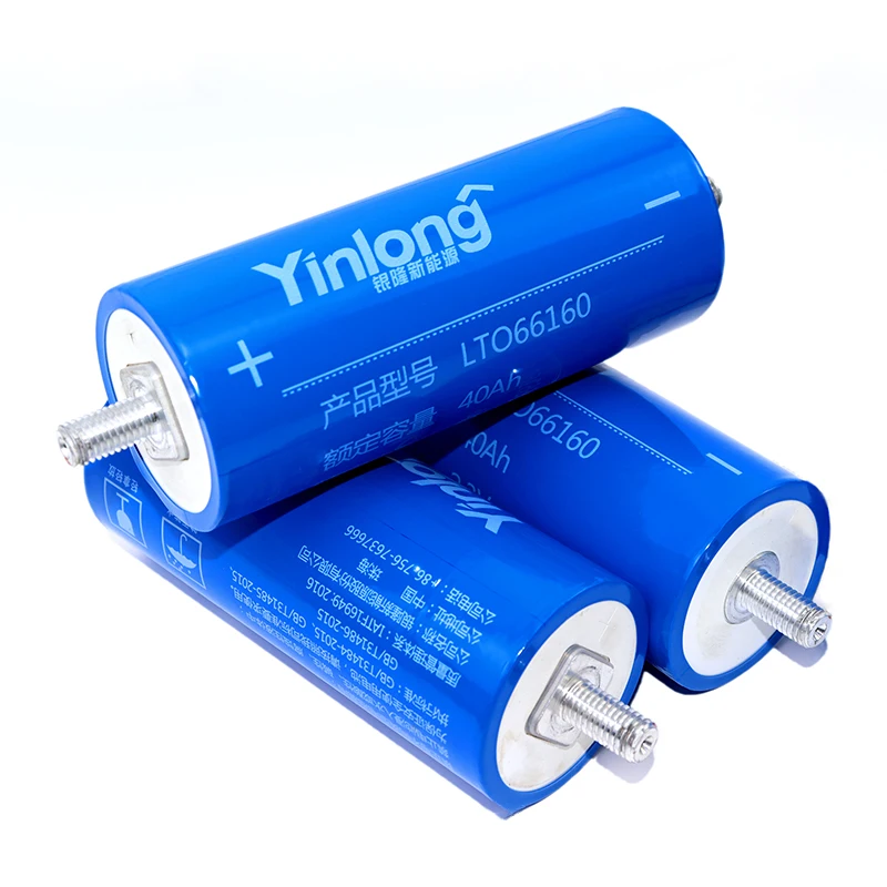 New wholesale 100% original Yinlong LTO 66160 2.3V 40Ah lithium titanate battery DIY 12V 24V 48V car audio solar system