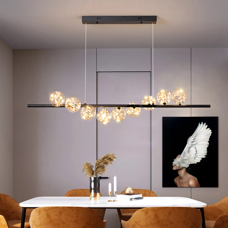 Modern lamps for living room indoor lighting moderno smart led Pendant lights lamp decoration salon Chandeliers for dining room