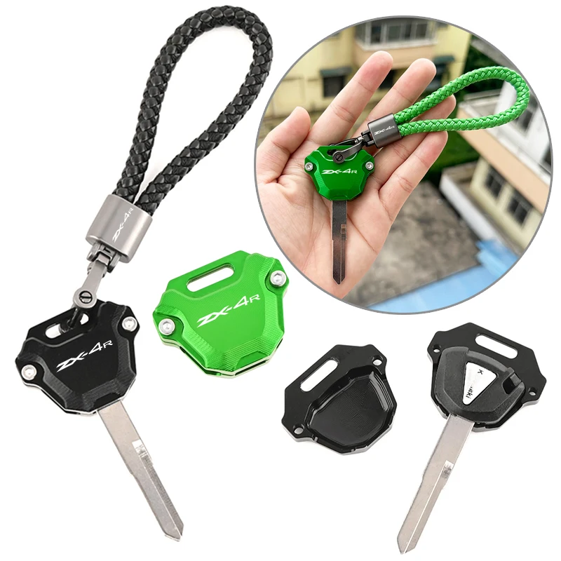 

Для KAWASAKI ZX-4R ZX4R 4r ZX аксессуары с ЧПУ мотоциклетный алюминиевый брелок для ключей брелок для ключей чехол для ключей