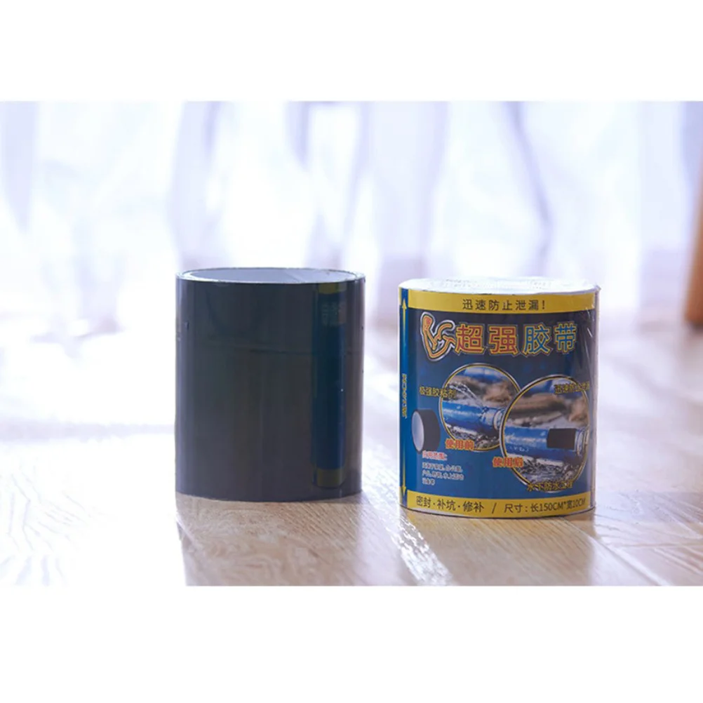 Waterproof Sealant Tape Black Strong Adhesive Waterproof Seal for Water Steam Screw Socket Pipe Repair Home Repairing Tape