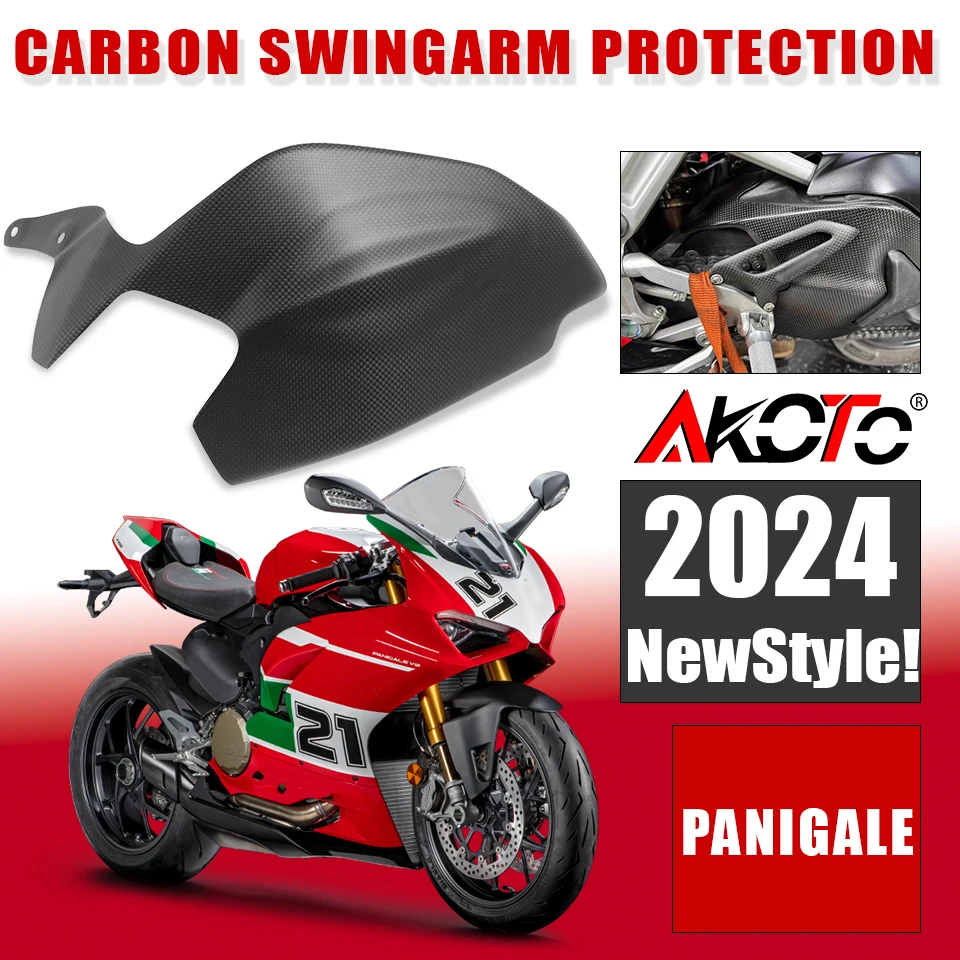 Motorcycles Accessories Carbon Fiber Cap FOR DUCATI Panigale V2 2020-2023 1199 1199S Swingarm Guard Cover Protection