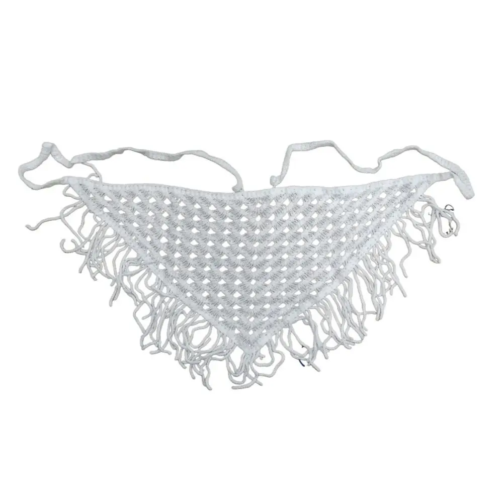 Fashion Tassels Fringe Waist Belt Exquisite Y2K Dance Hip Scarf Retro Triangle Scarf Triangular Belt Dress Jeans Decor