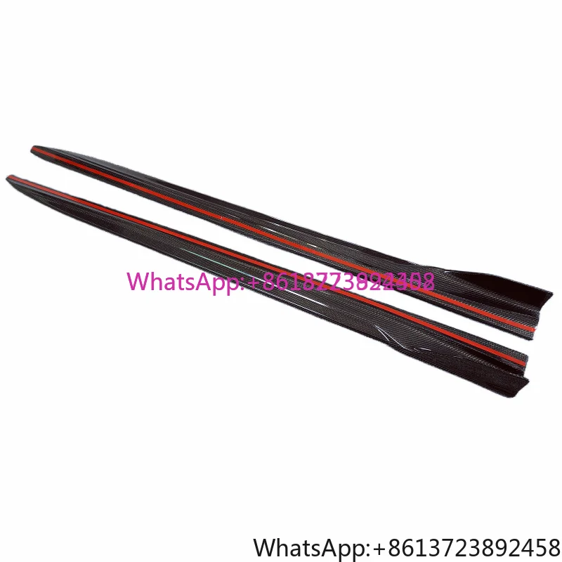 

True Carbon Fiber AE Style Side Skirt for BMW F98 X4M F97 X3M Body Kit Front Bumper Edge Rear Diffuser Rear Spoiler