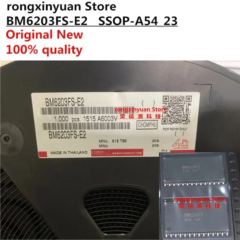 

2-10 pcs/lot BM6203FS-E2 BM6203FS SSOP-A54_23 BM6203F 3-Phase Brushless Fan Motor Driver Original New 100% quality