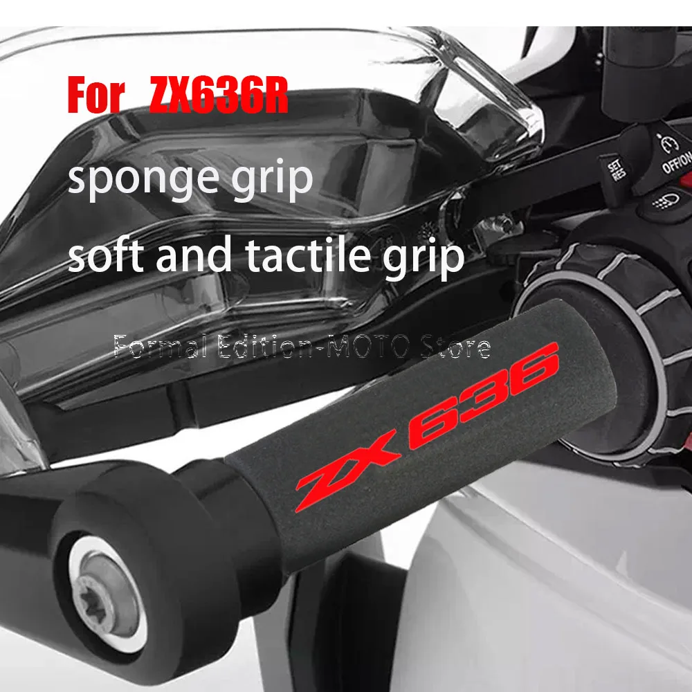 

Handlebar Grips Anti Vibration Motorcycle Grip for Kawasaki ZX636R Accessories Sponge Grip for ZX636R