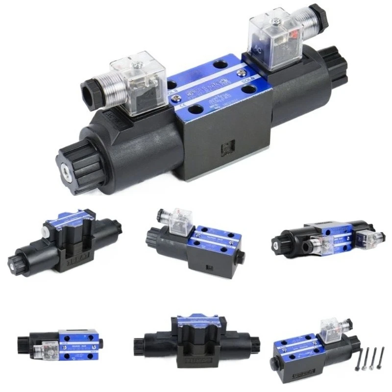 Injection molding machine accessories core pulling solenoid directional valve DSG-02-3C2/6O type W type DL-220