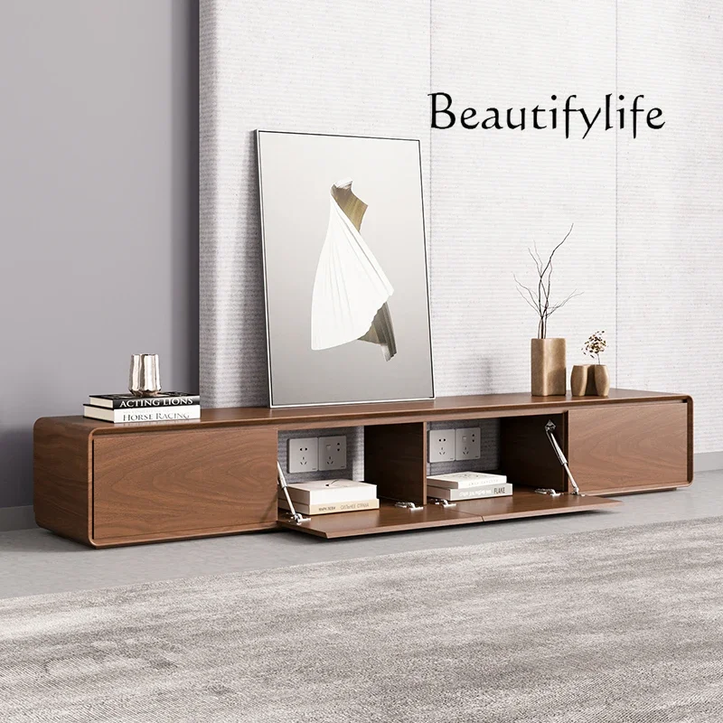 

M Organizer Doors Modern TV Stand Living Room Design Nordic Modern Tv Table Bedroom Floor Walnut Fernsehen Tisch Furniture Home