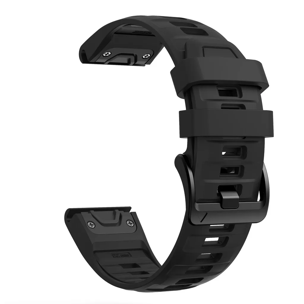 Quick Fit 22mm 26mm Silikonarmband für Garmin Fenix 8 51mm 47mm Fenix 7 7X 6 6X Pro/Epix Pro Gen 2/Fenix 5 5X Fenix 3 Band – Detail 2