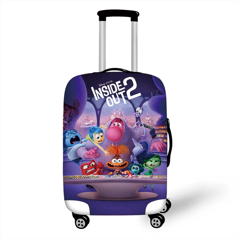 Disney Anime Inside Out 2 Travel Luggage Cover Elastic Baggage Covers Suitable for 18-32 inch Suitcase Case Dust Cover Gifts