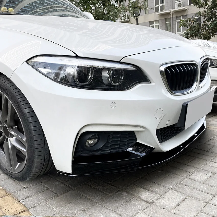

Front Bumper Lip Splitter Diffuser Spoiler Cover Guard For BMW F22 F23 M235i M240i 220i 228i 230i M-Sport 2014 To 2021 Body Kits