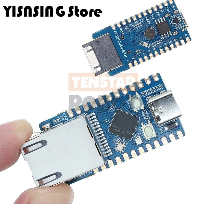 RP2040-ETH Mini Development Board RP2040 Ethernet Port Module Raspberry Pi Microcontroller For Arduino