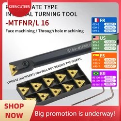 1 pcs S16Q-MTFNR16/S18Q-MTFNR16/S32T-MTFNR16 internal turning tool and TNMG16 carbide insert