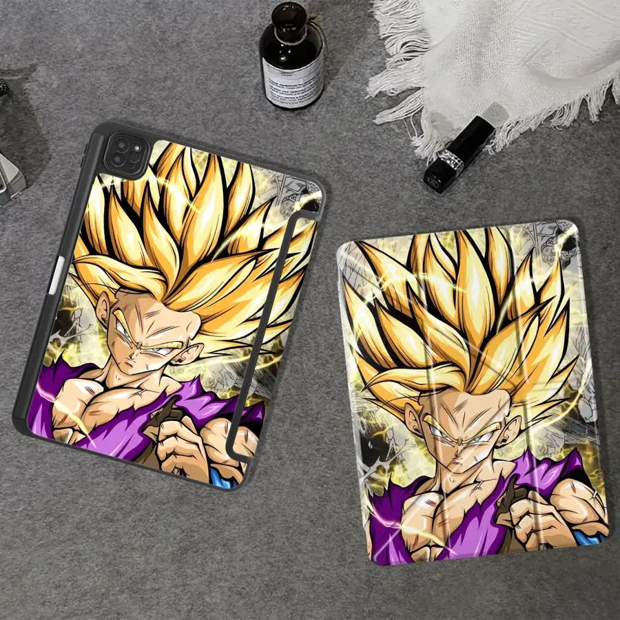 

DBZ Majin Vegeta Holder Cover Tablet Case For iPad Mini 6 7 Pro 2025 Pro 11th 10th 9th 8th 7th 12.9inch Air 4 5 M3 M2 1 2 M4