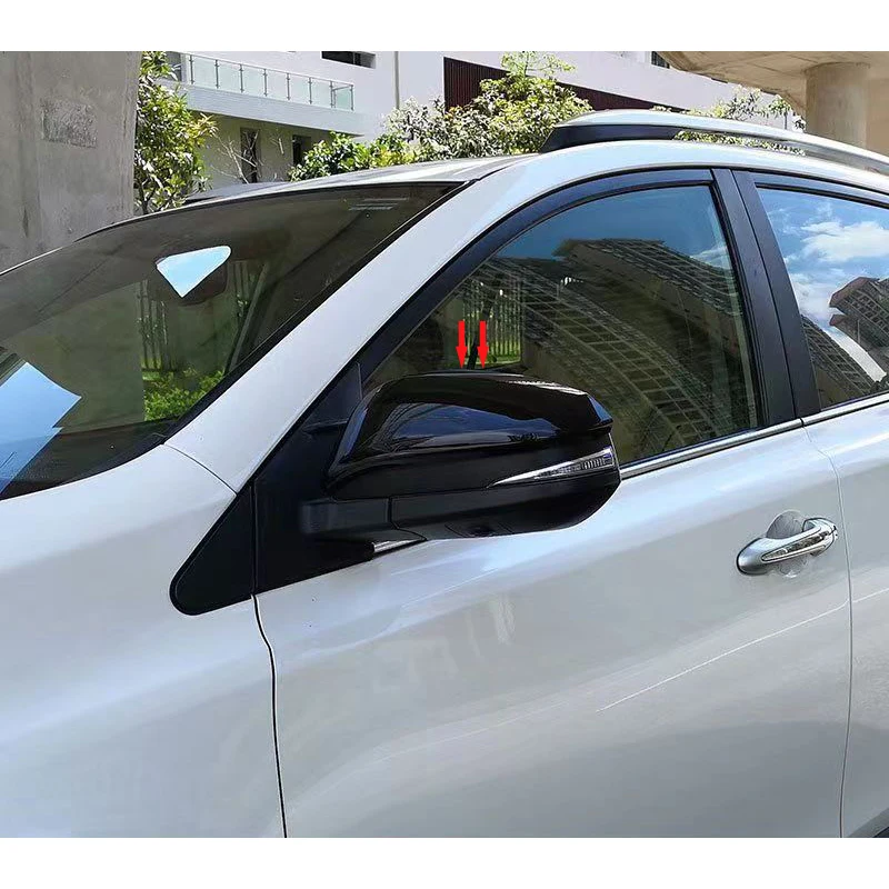 Black Color Door Mirror Cover Overlay Rear View Trim Panel 2014 2015 2016 2017 2018 For Toyota RAV4 XA40 Accessories