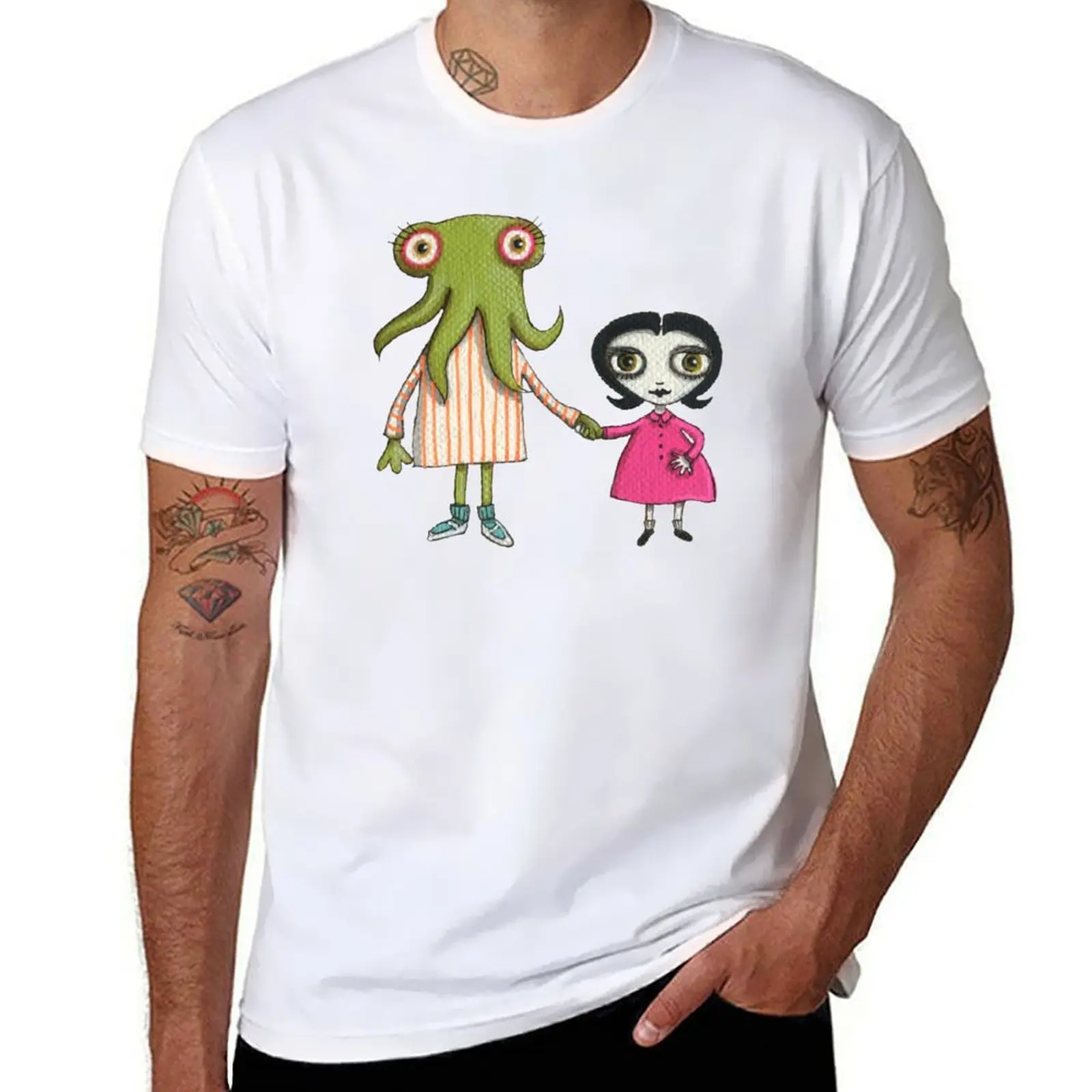 

Sophia and Lucille T-Shirt Basic Regular Fit Casual T-Shirt