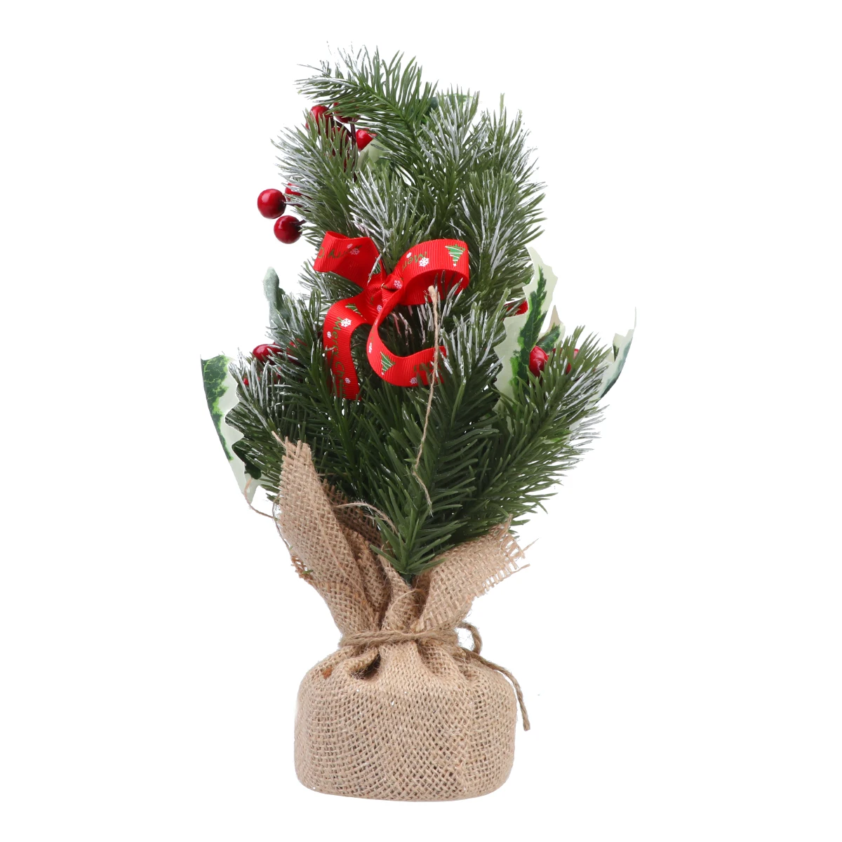 

Desk Christmas Tree Ornaments Centerpieces Holiday Bamboo Xmas Decorative Accessory
