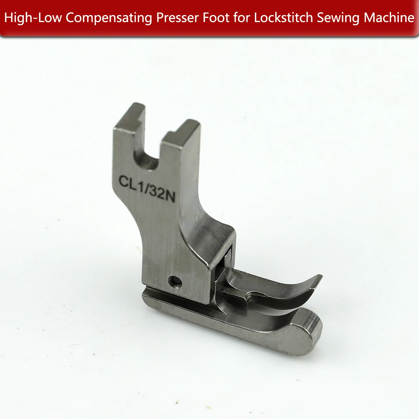 Sewing Machine Accessories 1/32N High‑Low Compensating Presser Foot Left‑High Right‑Low Edge Guide For Computer Lockstitch