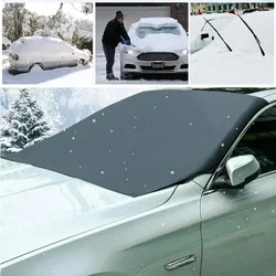 Car front windshield magnet sun shield Snow shield Half cover Car cover magnetic snow shield sun shield
