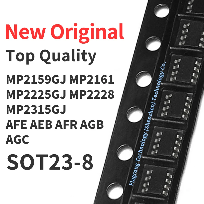 10 Pieces MP2159GJ MP2161 MP2225GJ MP2228 MP2315GJ Silkscreen AFE AEB AFR AGB AGC SOT23-8 Chip IC New Original