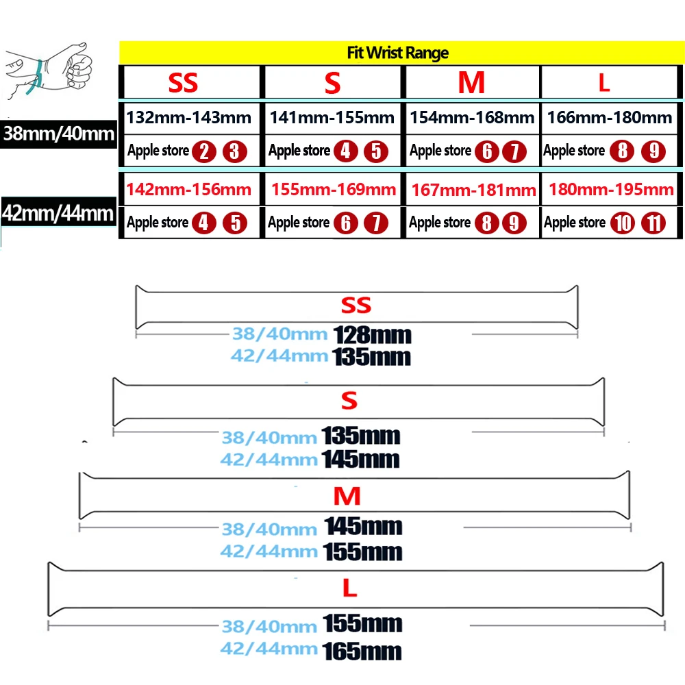 Correa de reloj delgada