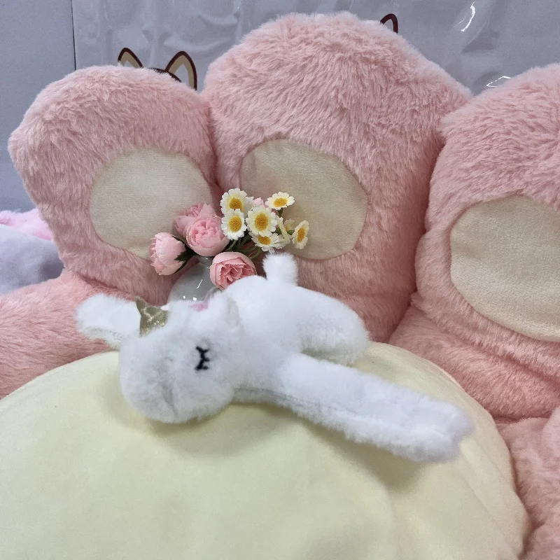 Knuffels Gevulde Poppen Pasen Kuikens Eenhoorn Capibara Cinnamoroll Stitch Kussen Knuffels Kerst Elf Ondeugende Rugzak Kuromi