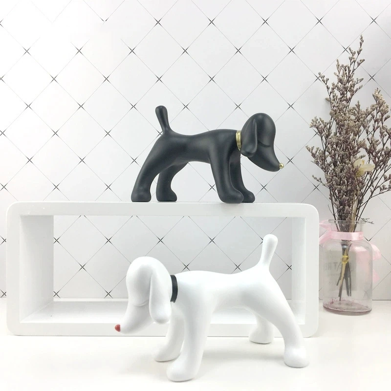 Yoshitomo Nara Dog Sculpture, Japanese Pop Art, Cute Dog Figurine, Elegant Gift, Resin Statue, Home Decoration, 1Pc