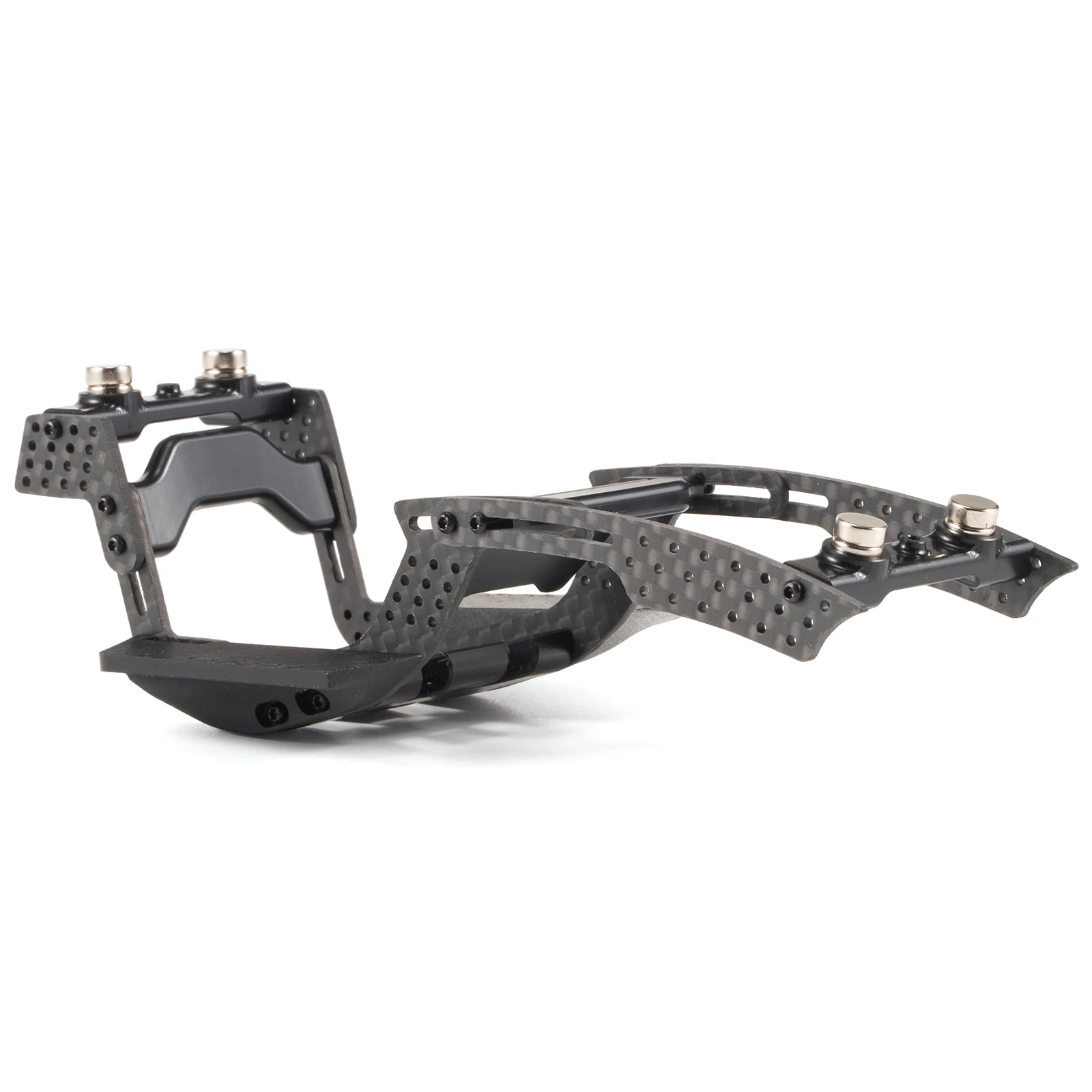 Carbon Fiber Modular 1/24 LCG Chassis Kit for SCX24 Custom Builds Performance Comp Rigs with High Clearance Adjustable Wheelbase