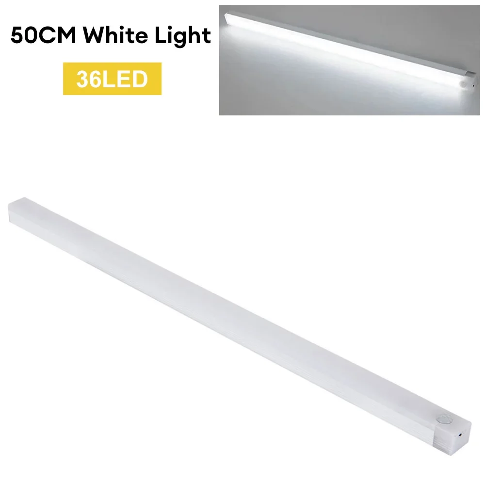 LED-bewegingssensorlicht Draadloos LED-nachtlampje Type C Oplaadbaar licht Kast Garderobelamp Trapverlichting voor keuken
