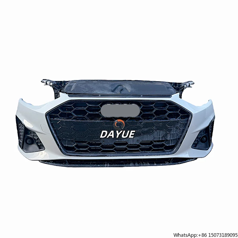 2021-2025 A4/A4L Front Bumper with Radiator Set  Plastic+ABS Material Bolt-On Includes Screws 1 Year Warranty