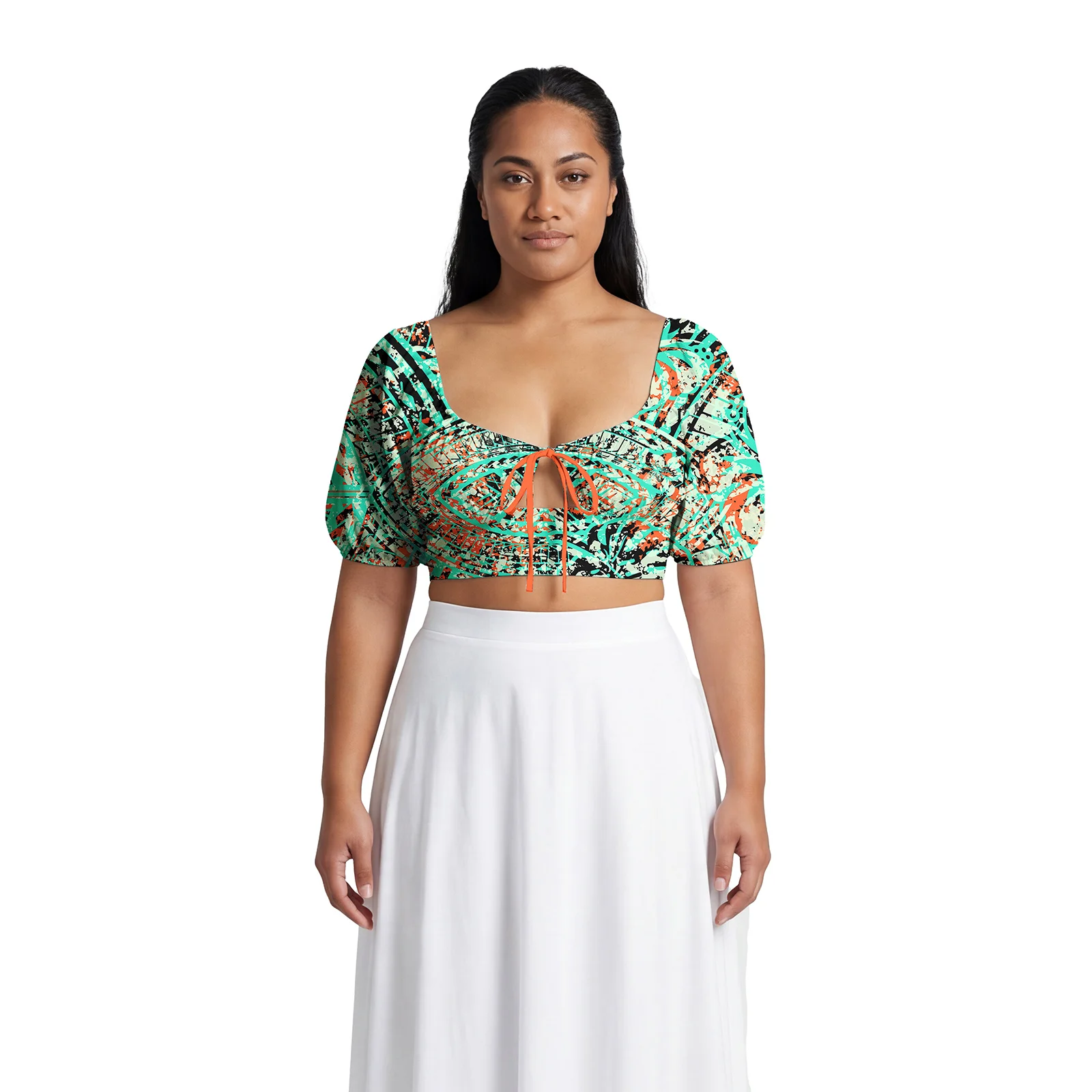 Excellent Gift Custom Clothes for Ladies Polynesian Tribal Design Top Hawaiian Island Beach Wear Samoan Women Sexy Clubbing Tops