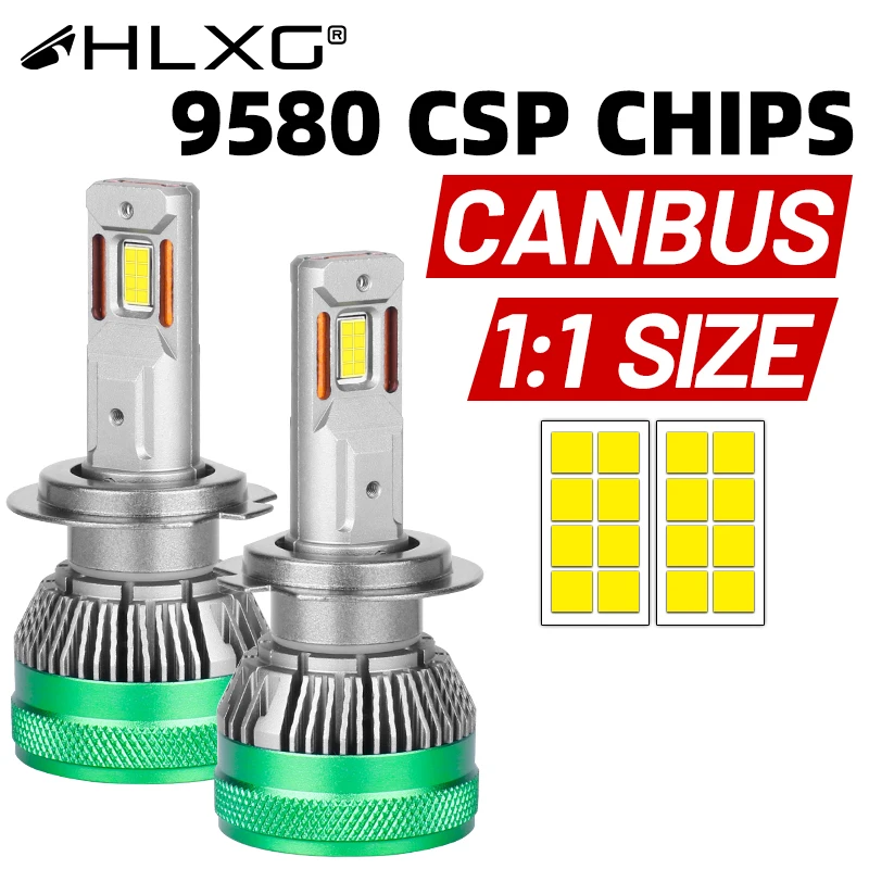 

300W H7 H11 LED Headlights Bulbs CANBUS 9580 CSP Super Bright Car Light H4 H1 HB3 HB4 9005 9006 H9 H8 9012 HIR2 Turbo Fog Light