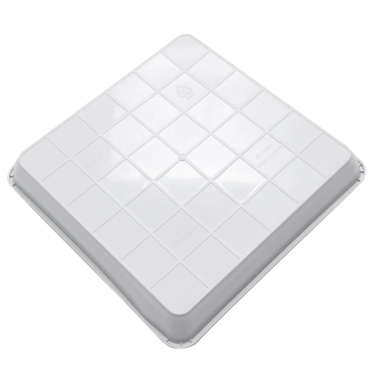 

Resin Plastic Tray Thickened Non-Slip Smooth Serving Plate For Kitchen Tabletop Vanity Counter Fruit Vegetable