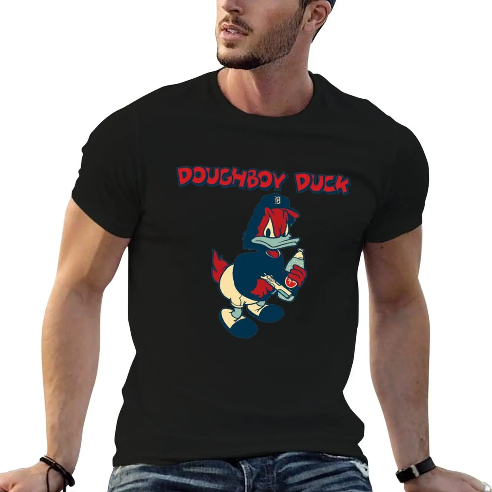 

tshirt shirts t Duck anime cotton 100% Doughboy T-Shirt