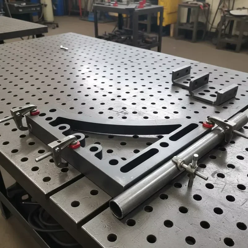 

3D Welding Platform Clamps and Support Angle Iron, Suitable for Industrial Parts Welding, Convenient and Efficient.