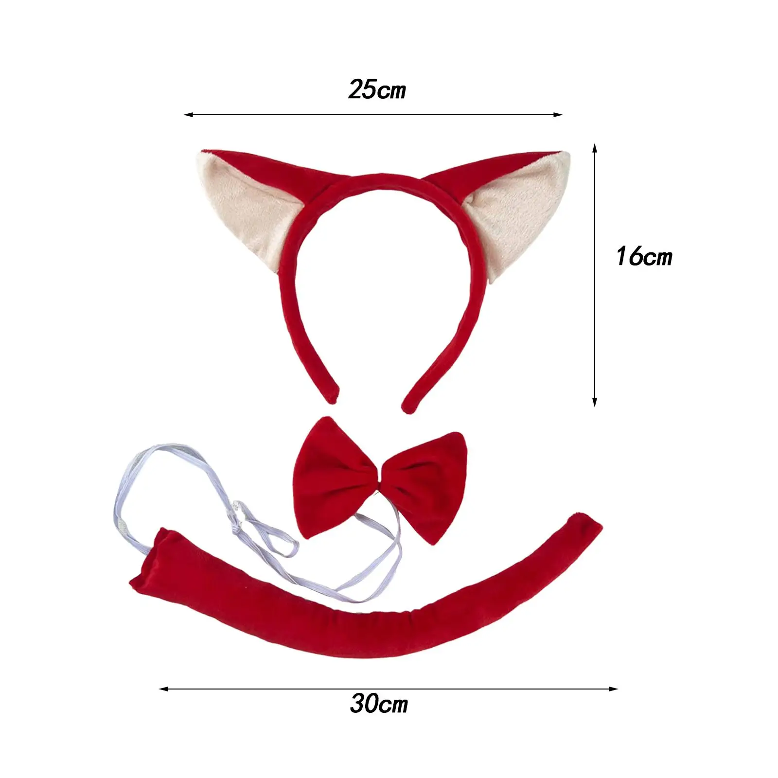 Ensemble oreilles et queue de renard, déguisement pour adultes et enfants, pour spectacle sur scène, cérémonie de remise de diplôme, mascarade, boîte de nuit, Mardi Gras