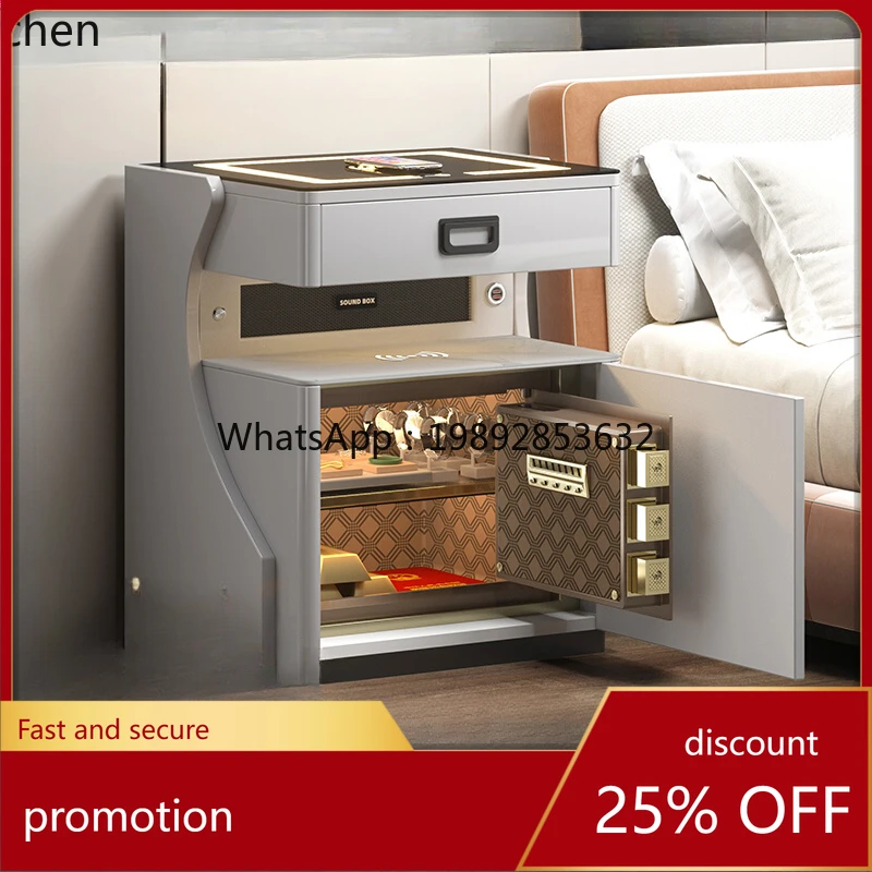 ABB  smart bedside table safe small WiFi intelligent control invisible home safe storage home decor