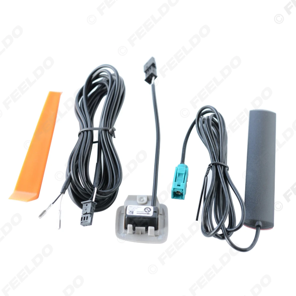 

FEELDO автомобильный Bluetooth-совместимый жгут проводов + комплект микрофона для BMW CIC/NBT/Harman Host Professiona Radio Bluetooth-кабель