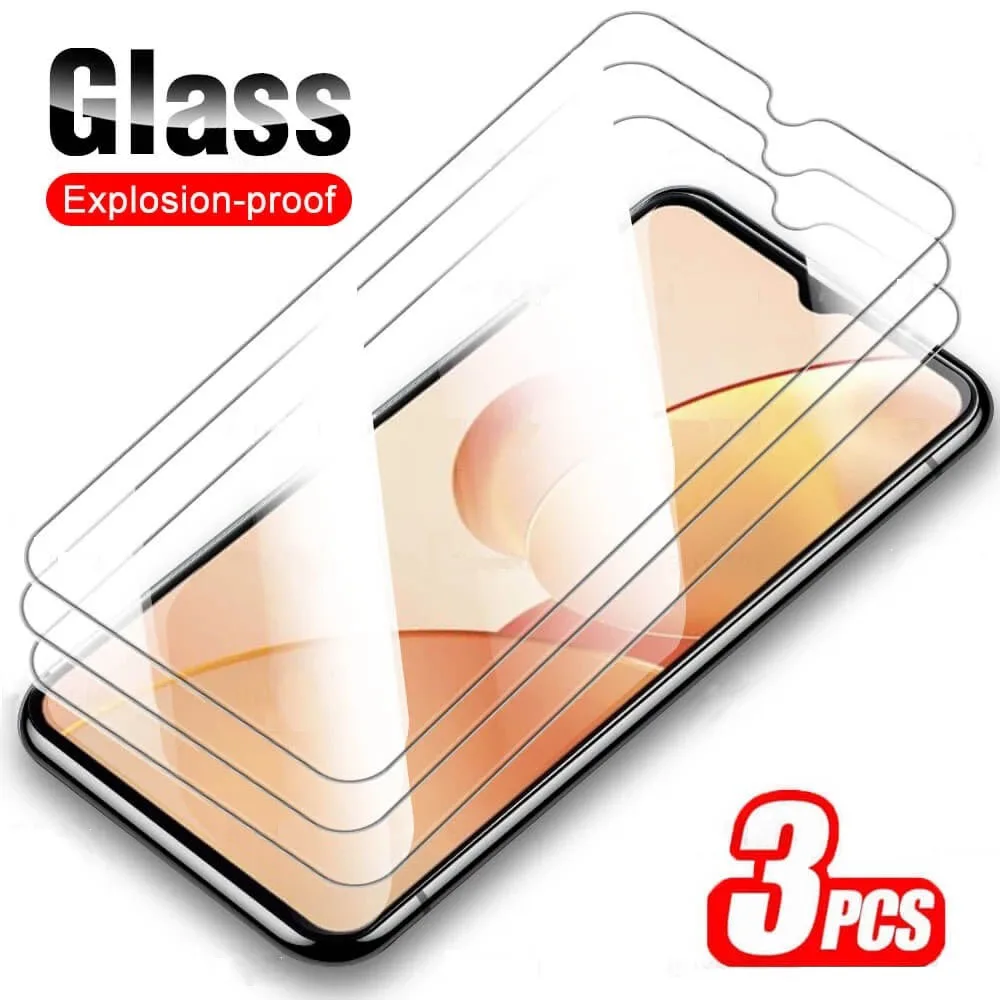 3Pcs Tempered Glass For Samsung A12 A23 A70S M02S A02S Screen Protector for A22 M23 M33 5G