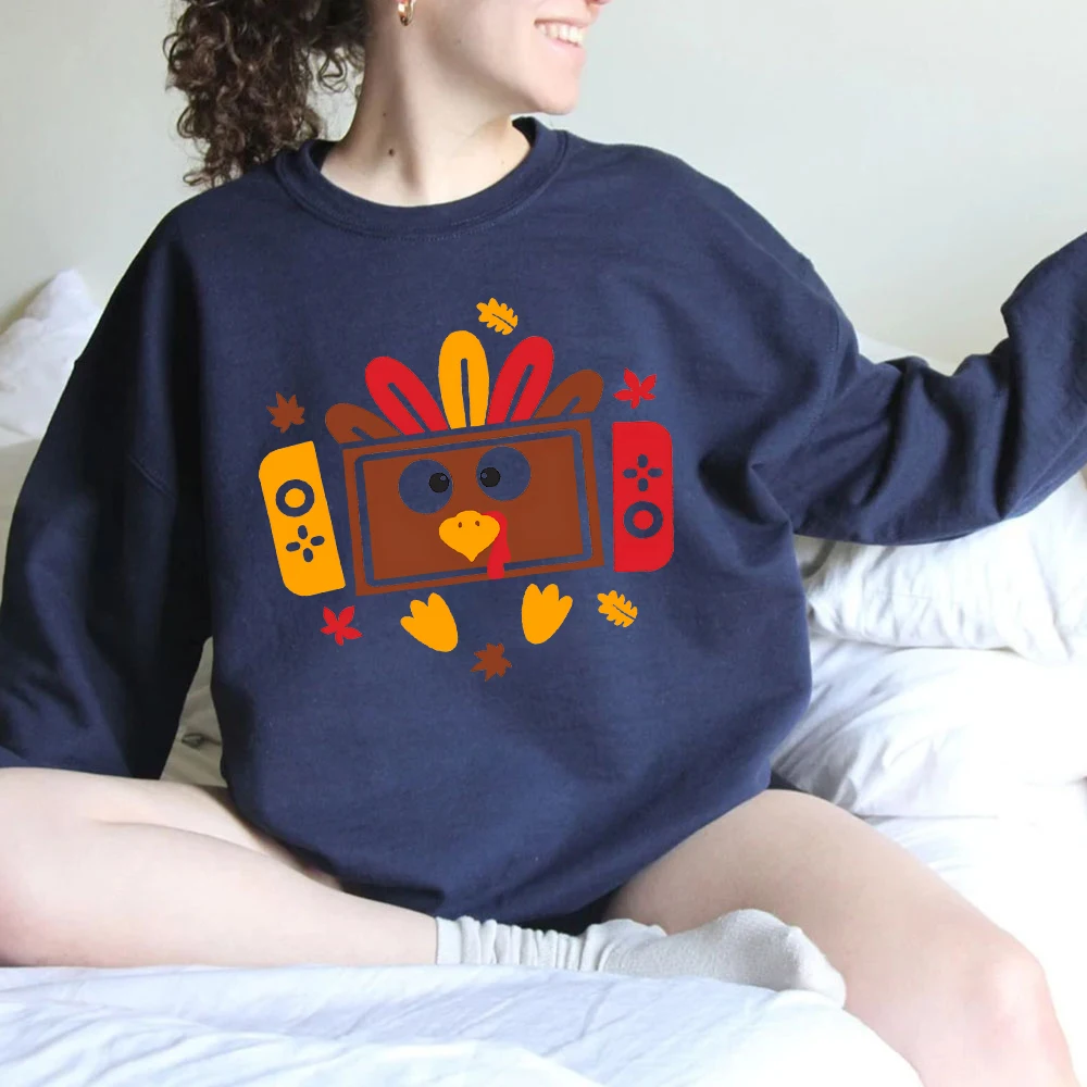 

Turkey Gaming Women's Clothing Coolest Turkey in Town Hoodies Thanksgiving Outfit Women's Clothing Funny Thanksgiving Sweatshirt